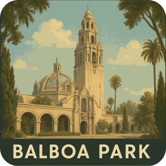 Balboa Park sticker reference